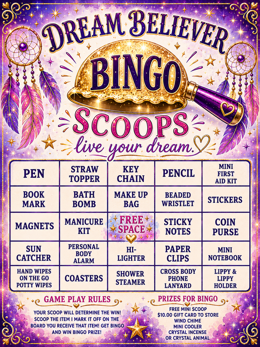 DREAM BELIEVER BINGO