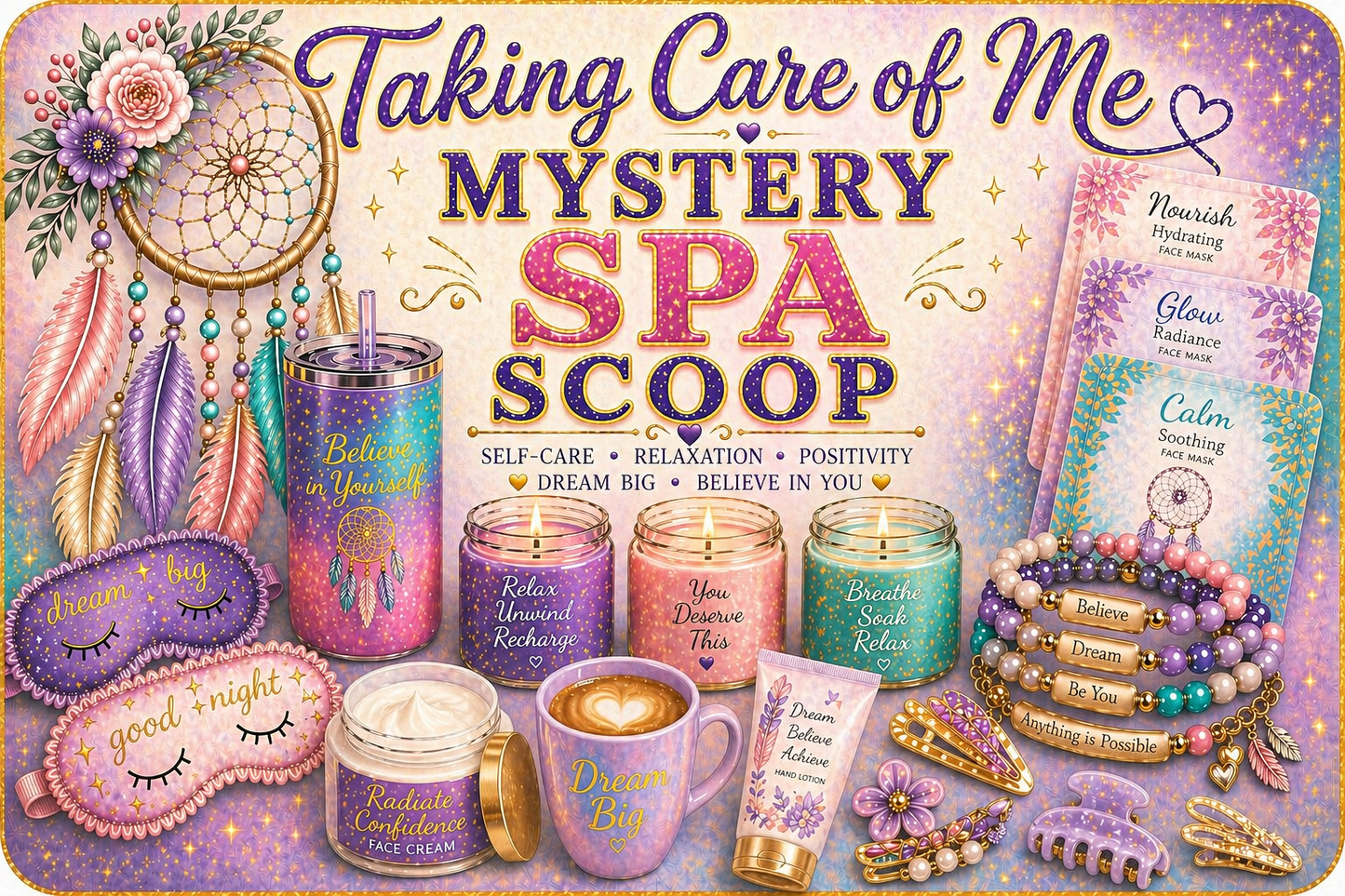 TAKING CARE OF ME MYSTERY SPA SCOOP