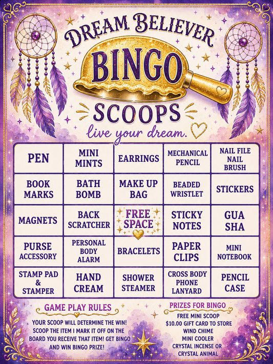 DREAM BELIEVER BINGO