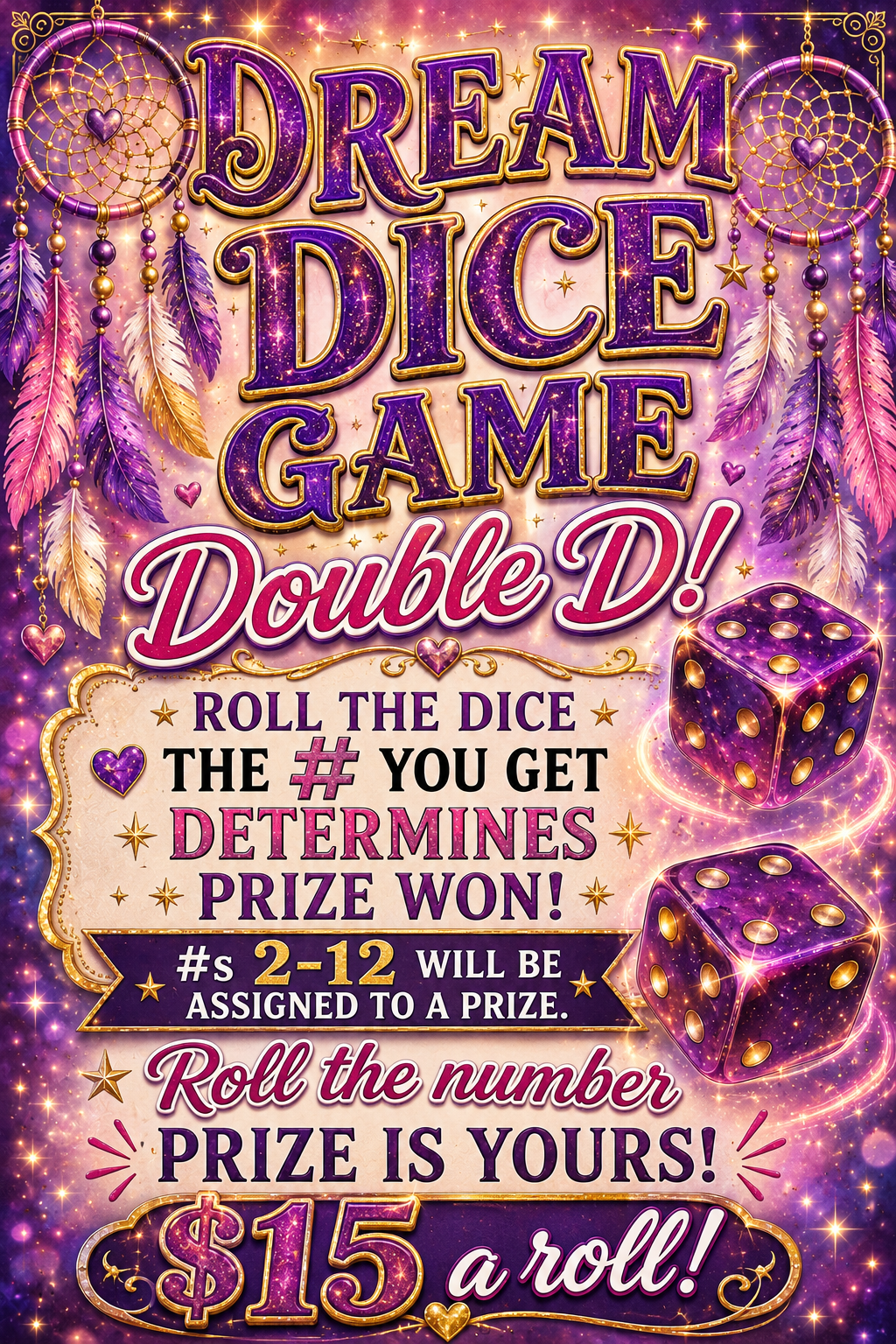 DREAM DICE GAME- DOUBLE D